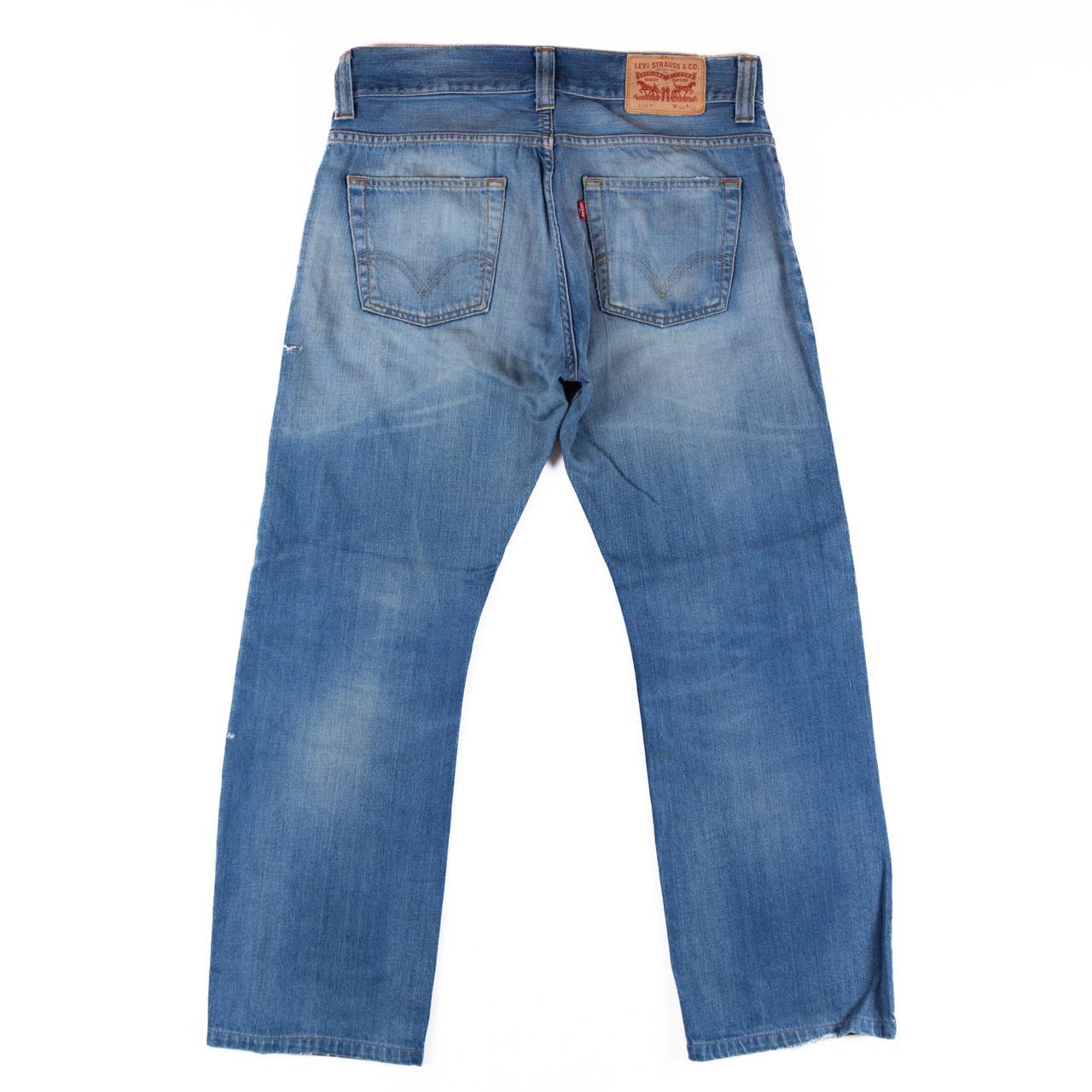Levi’s 506 Blue Denim Jeans Mens 34W” 28L” Straight... - Depop