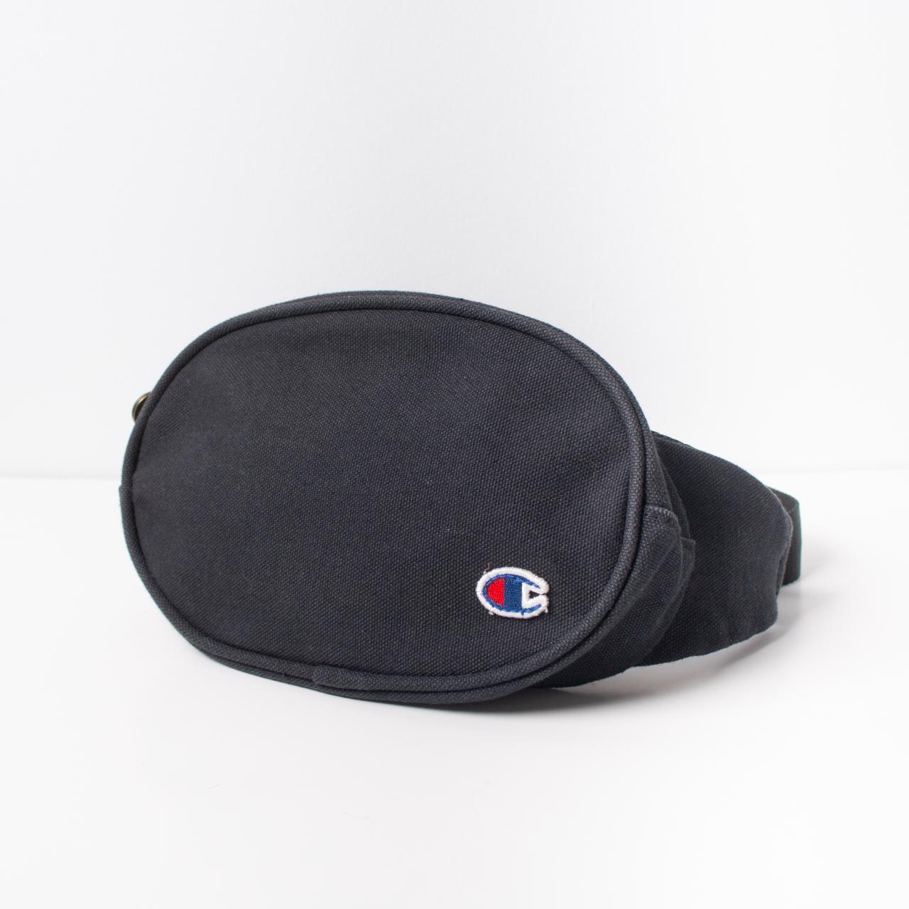 Champion black bum bag best sale