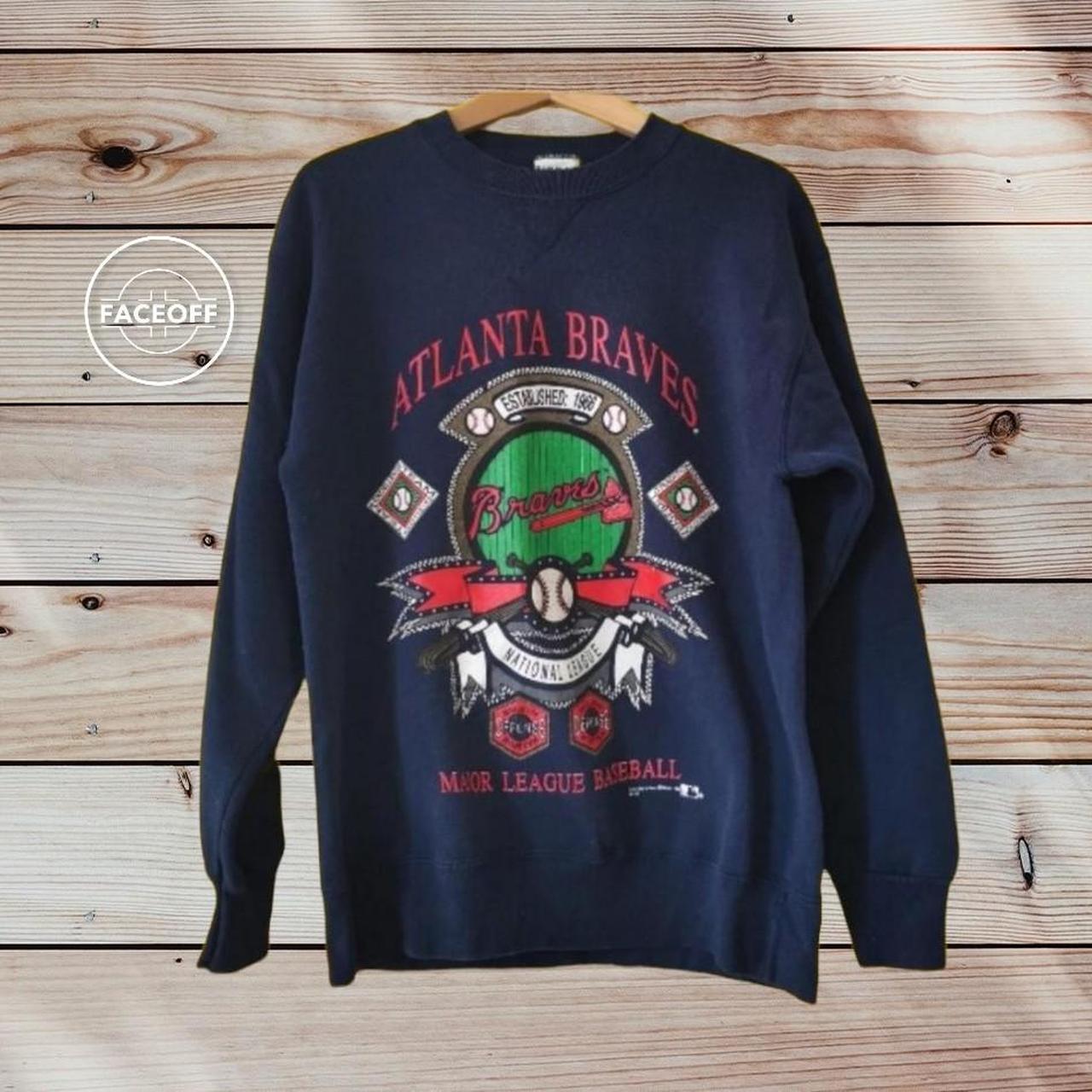 ⚡ Atlanta Braves Sweatshirt ⚡ Awesome vintage - Depop