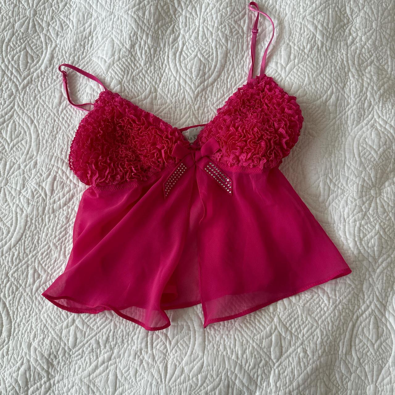 La Senza candy pink cami Seen on 6 uk Size M Lovely... - Depop