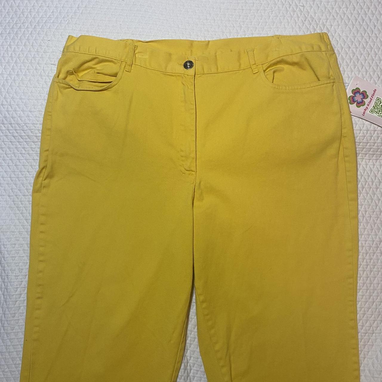 Bright Yellow Pants