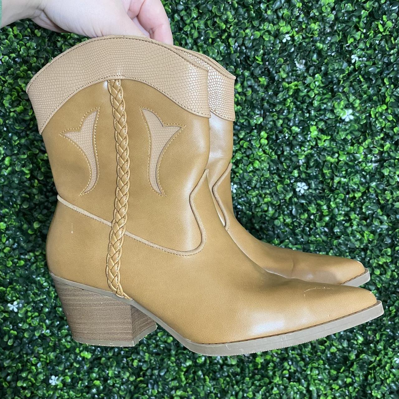 Universal Thread light brown cowgirl boots 🤎 Wear as... Depop