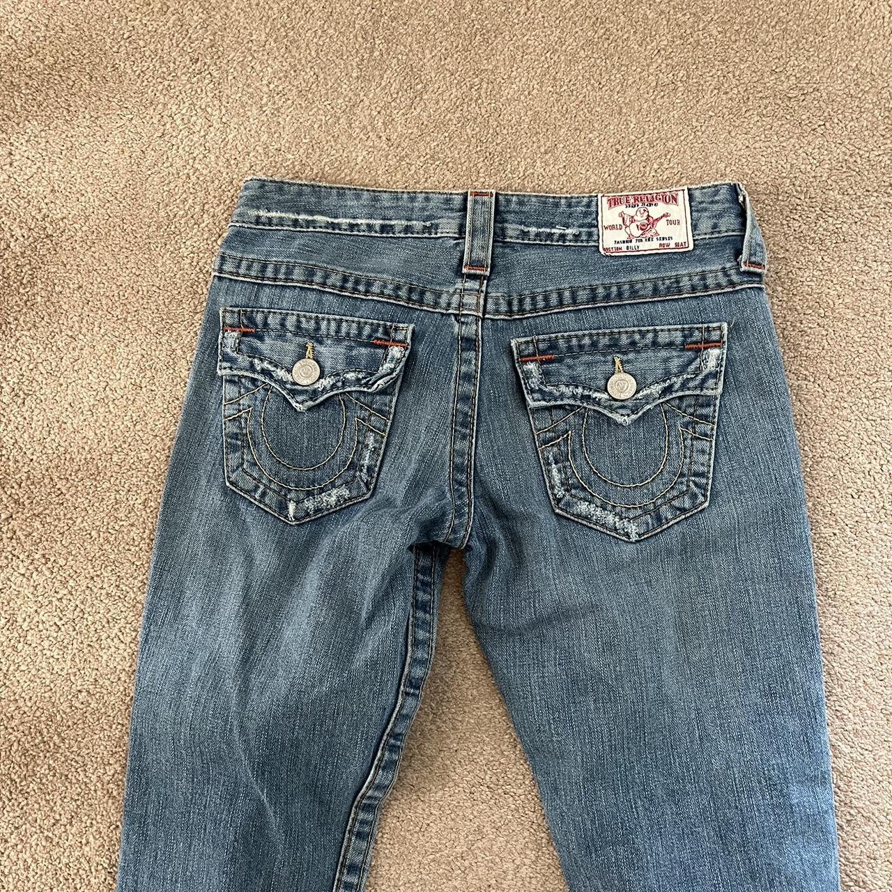 Amazing light wash true religion low waist bootcut... - Depop