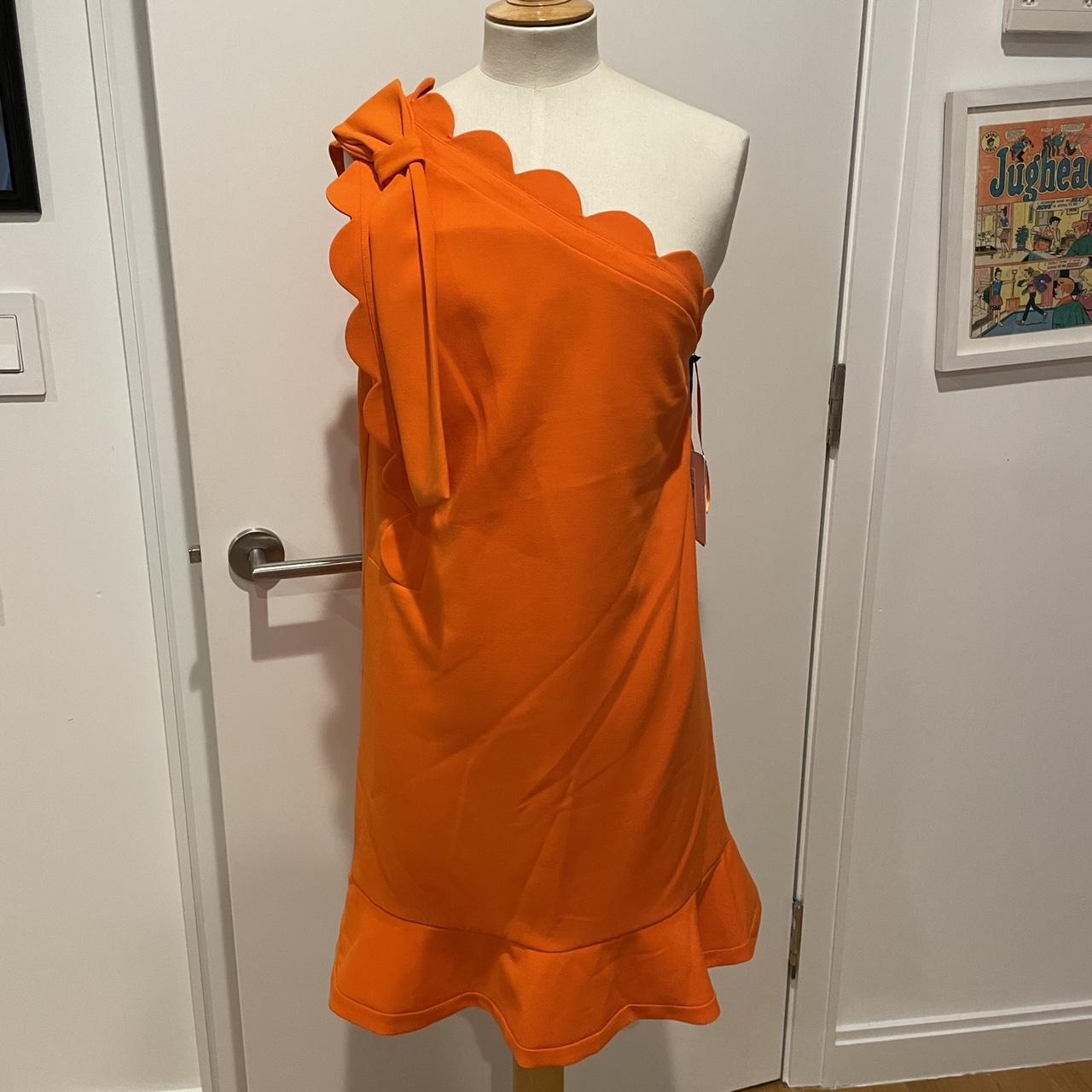 Victoria Beckham Orange Dress