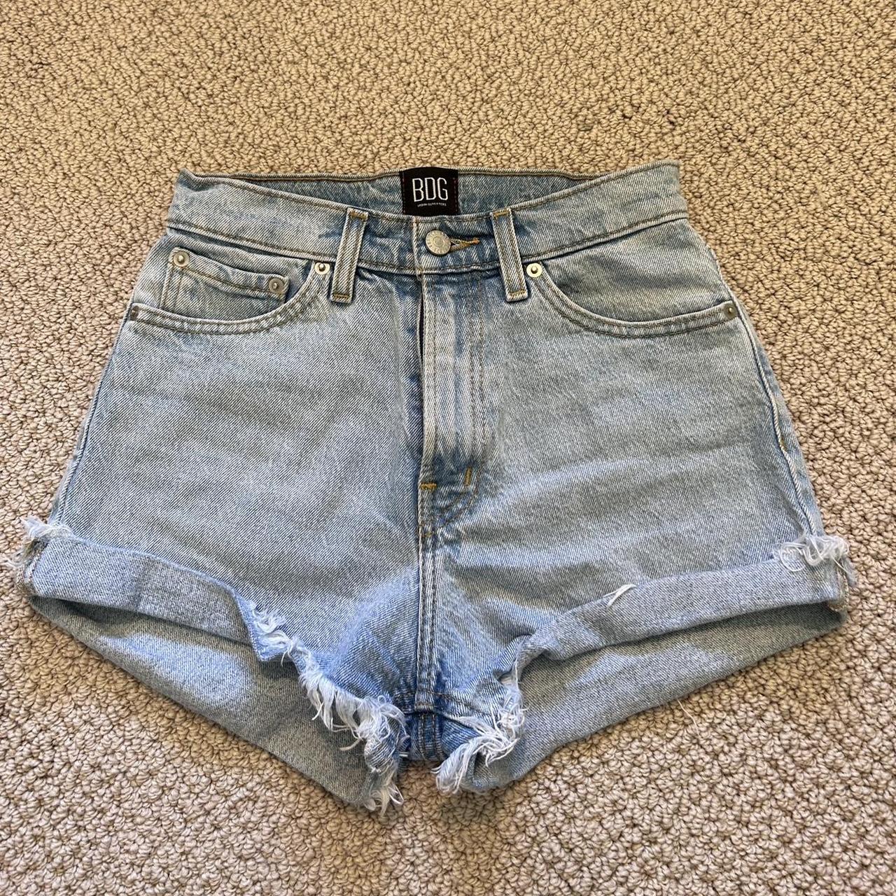 BDG girlfriend high-rise denim shorts