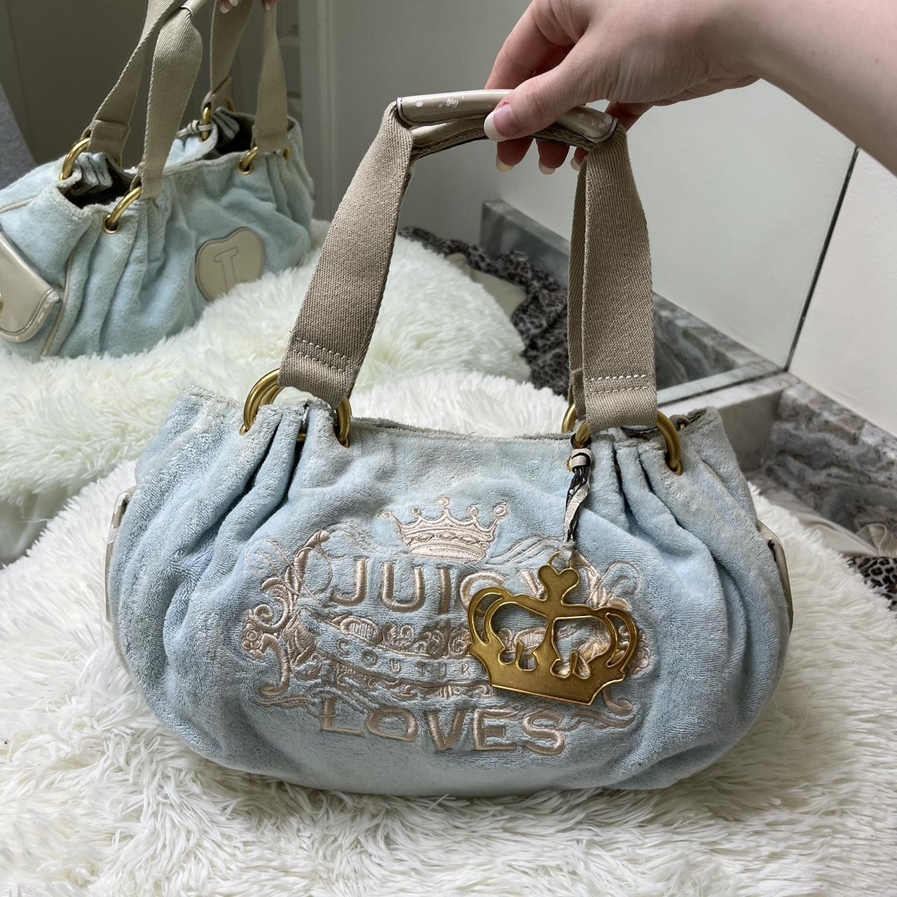 Blue juicy couture purse sale