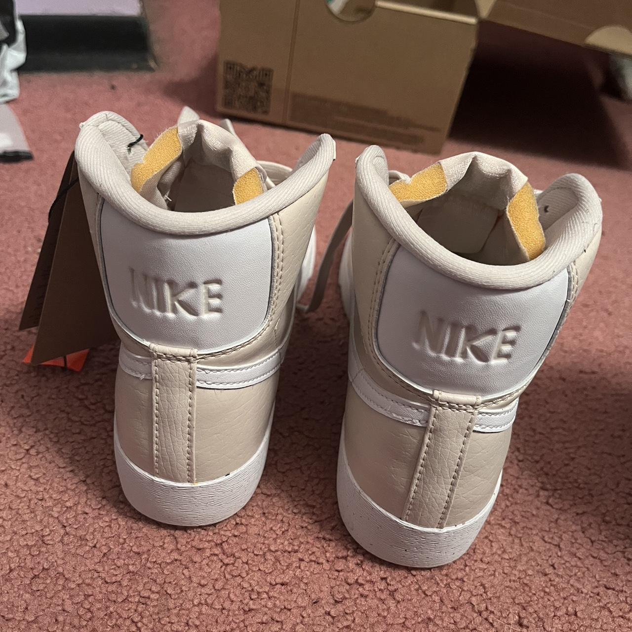 womens nike cream trainers