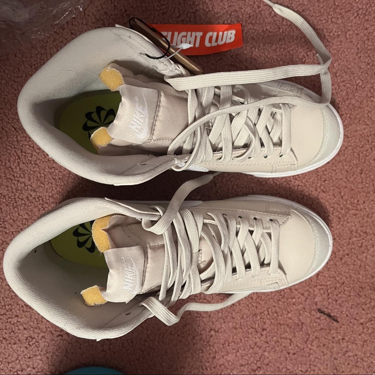 womens nike cream trainers