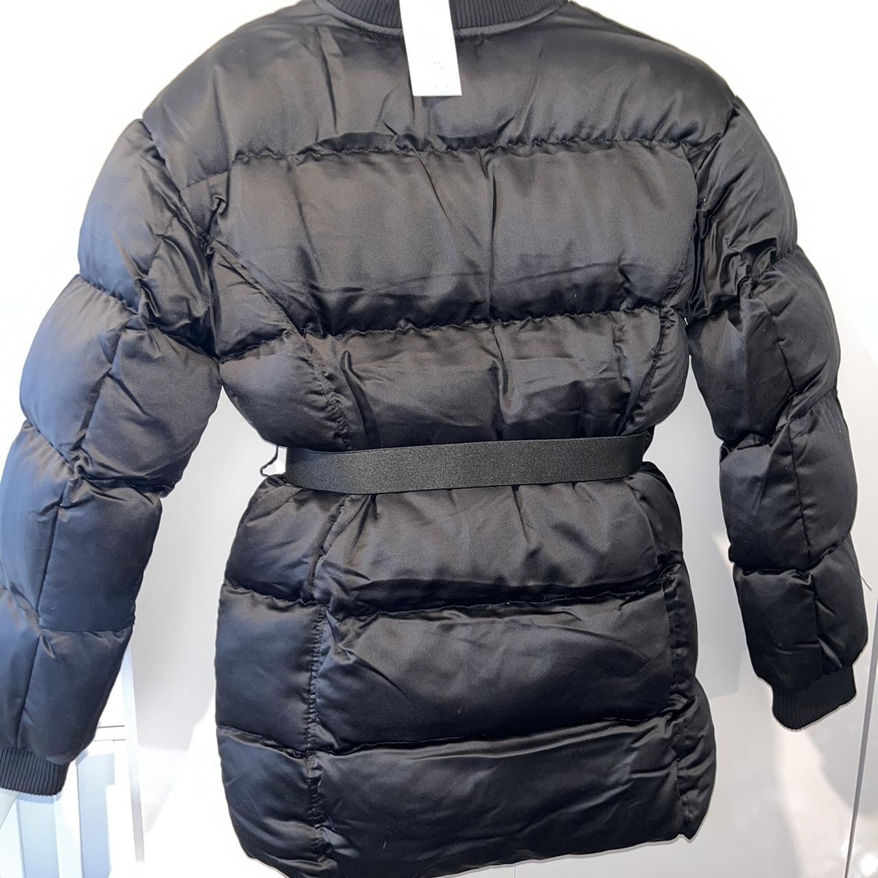 Miss selfridge black belted puffer jacket best sale