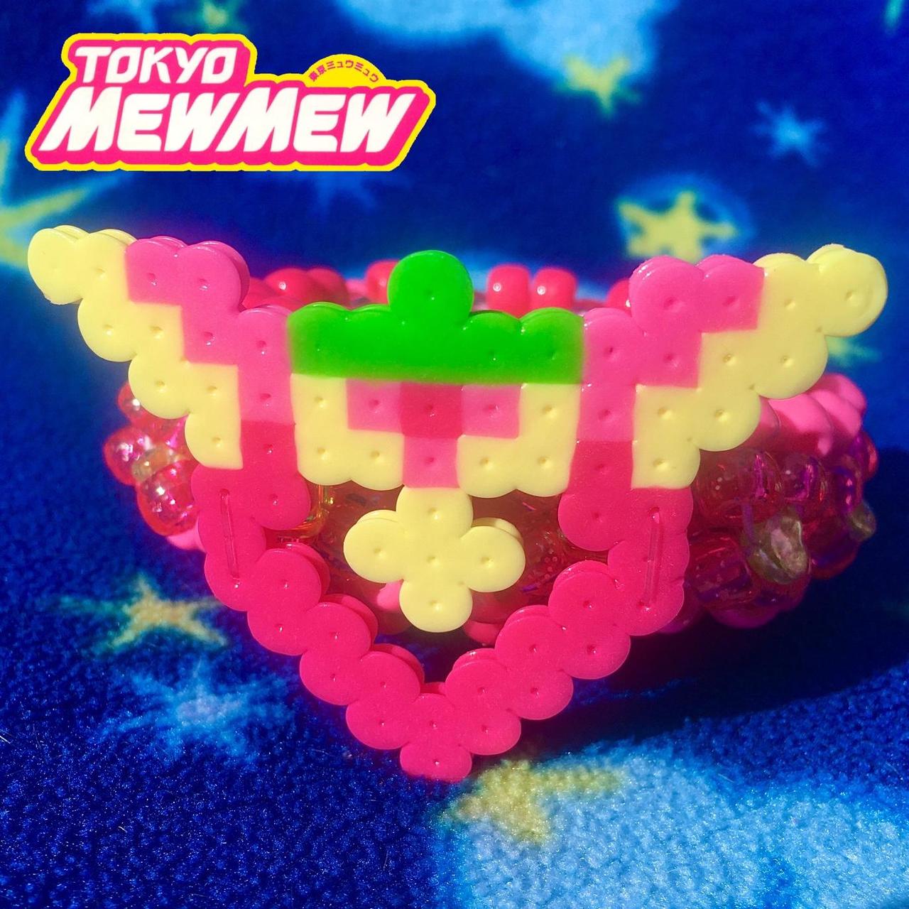 Tokyo Mew Mew Ichigo Strawberry Bell mini 3d kandi | Depop