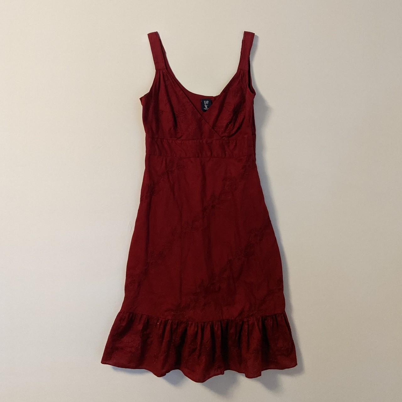 Vintage red lace babydoll dress I wish I fit in... - Depop