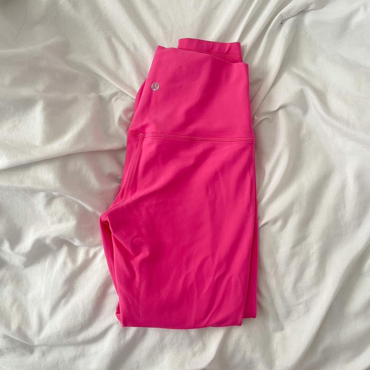 Lily lemon Sonic Pink High-Rise Leggings worn like - Depop