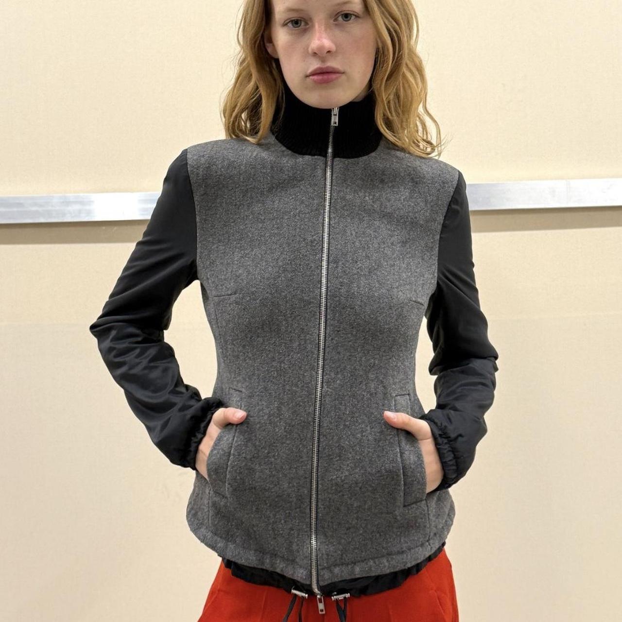 Miu Miu Women's Jacket - Grey - S – VINTAGE MIU M… - image 1