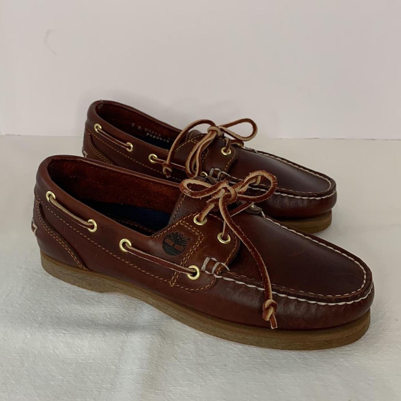 Timberland Woman’s Classic 2-Eye Boat Shoe Lace-up... - Depop