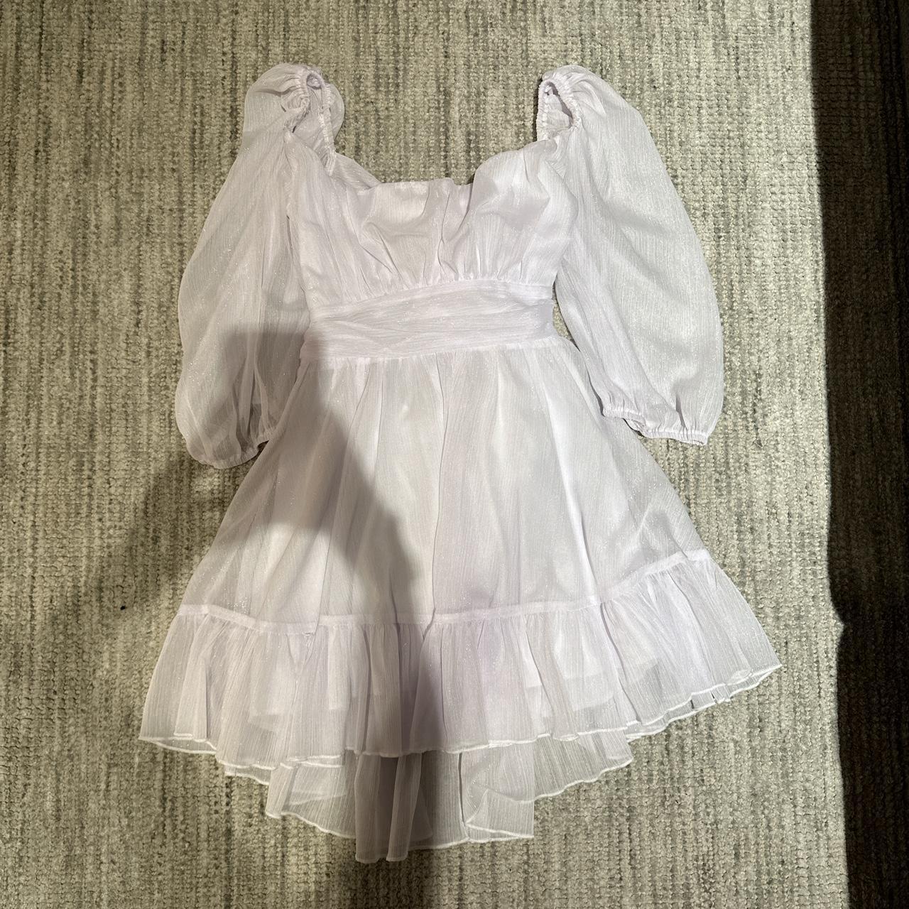 Lucy In The Sky White Dress Size Medium Whitedress Depop 5299