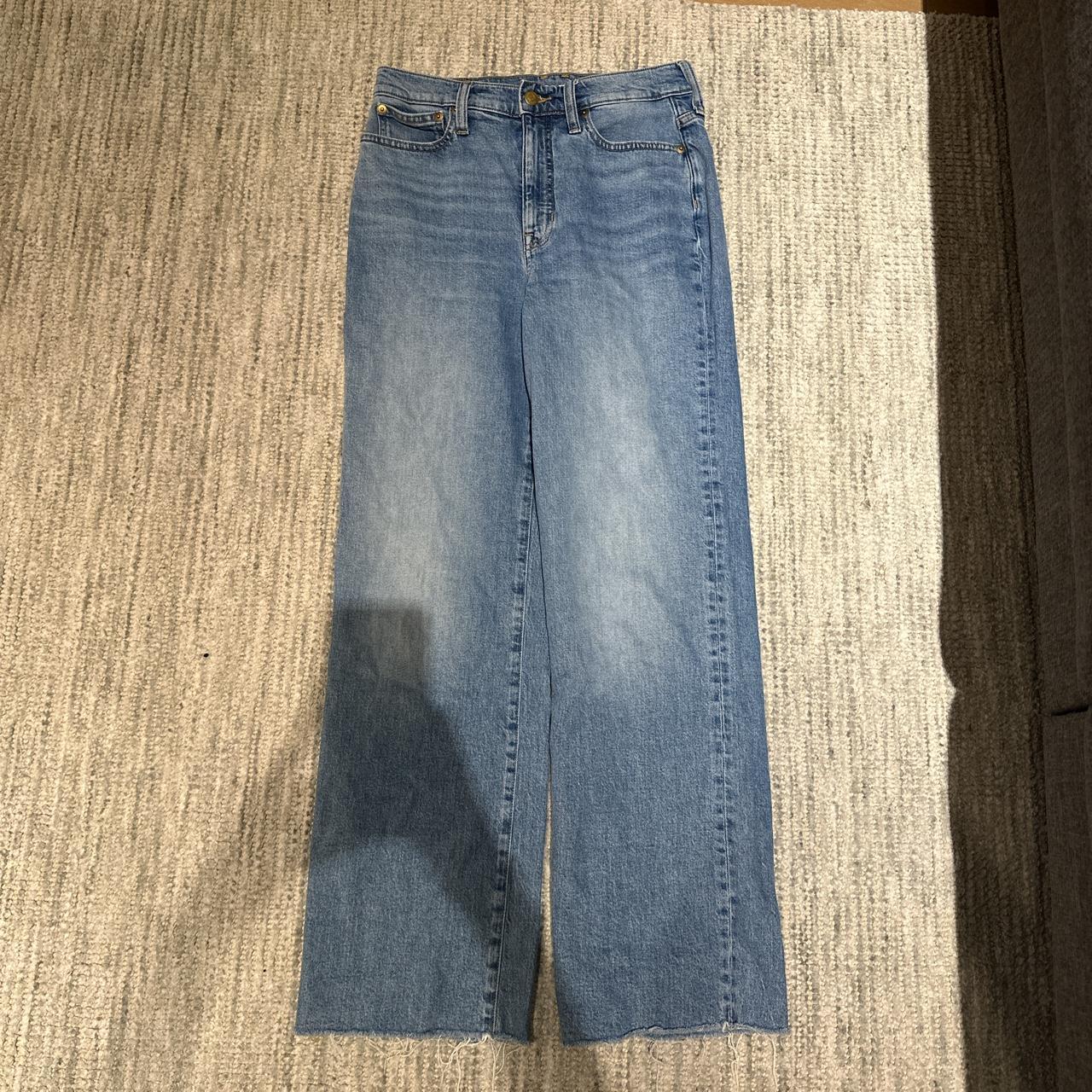 JCrew Slim Wide Leg Size: 27 #jcrew #jeans - Depop