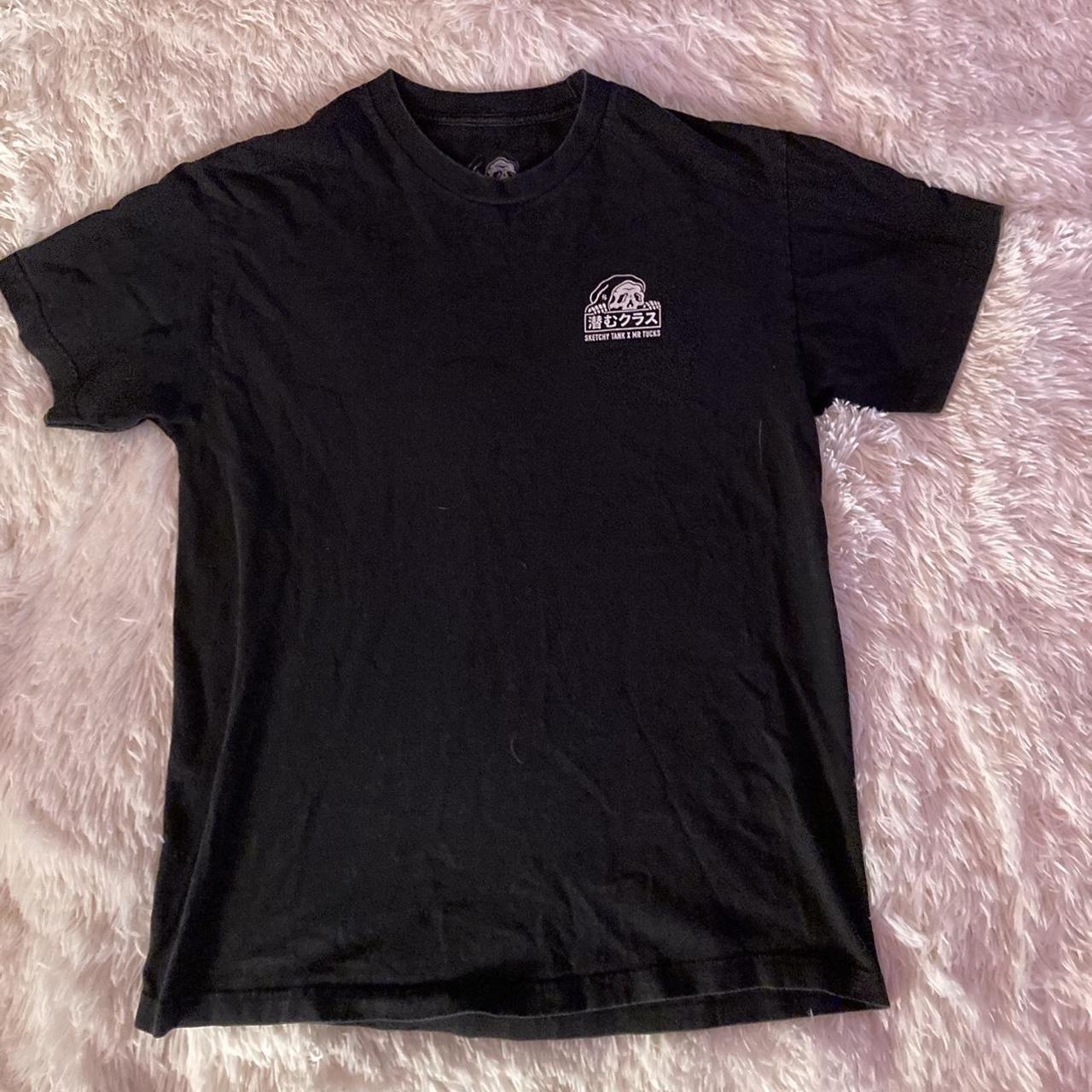 Zumiez Men's Black and White Tshirt Depop