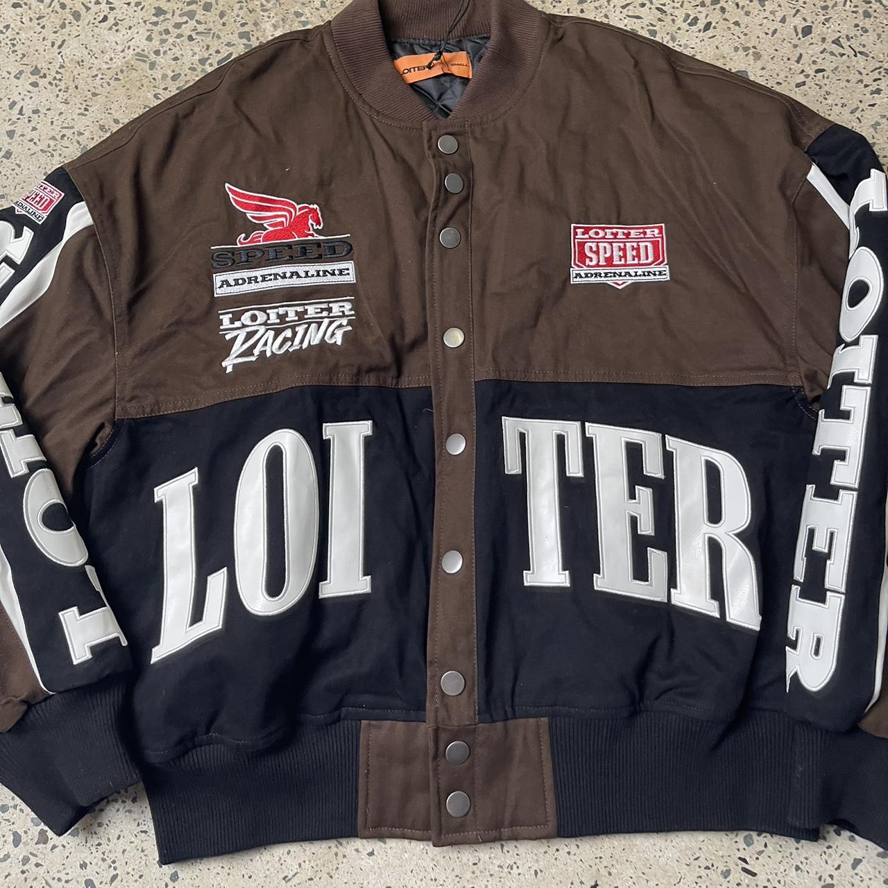 Loiter brown racer jacket 🧸 - brand new with tags... - Depop