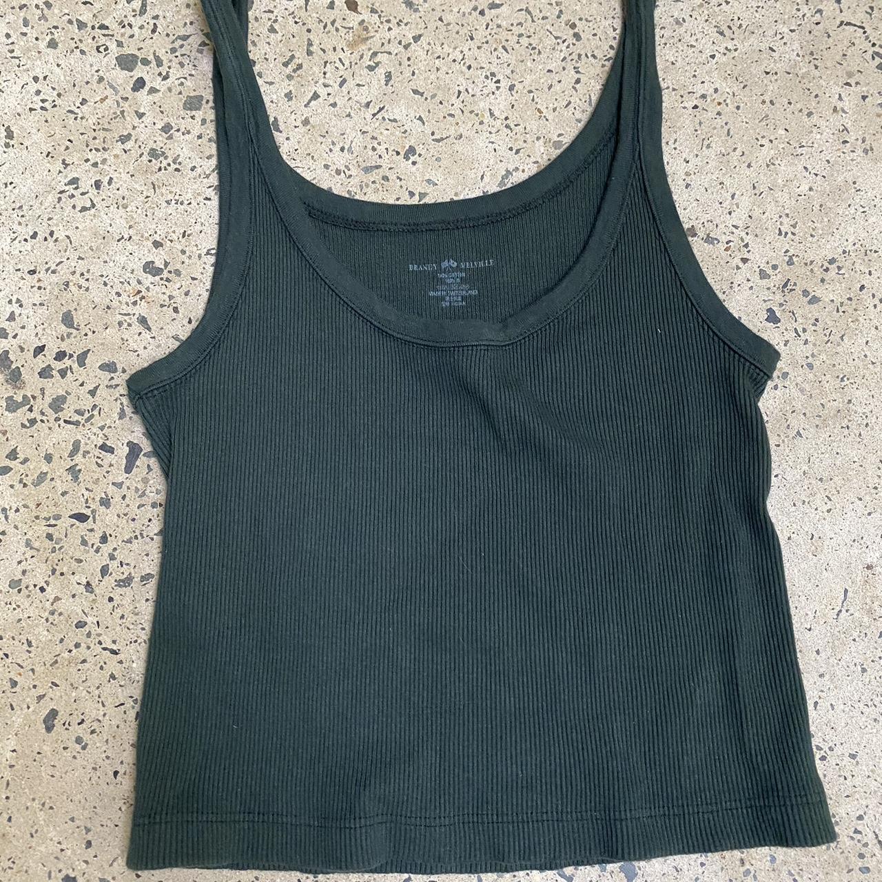 Brandy Melville green tank Depop