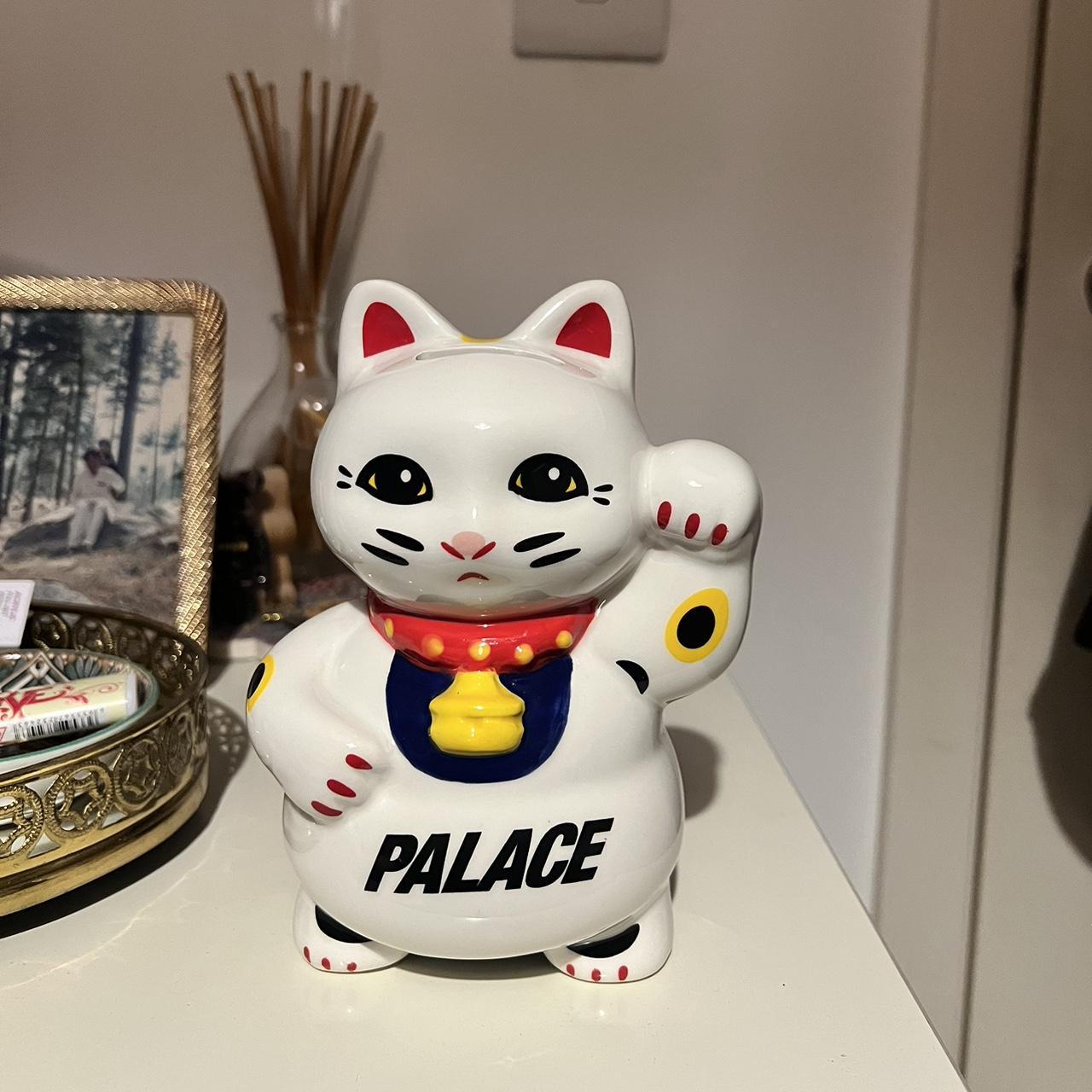 PALACE Lucky Cat Money Bank. Brand new in box - Depop