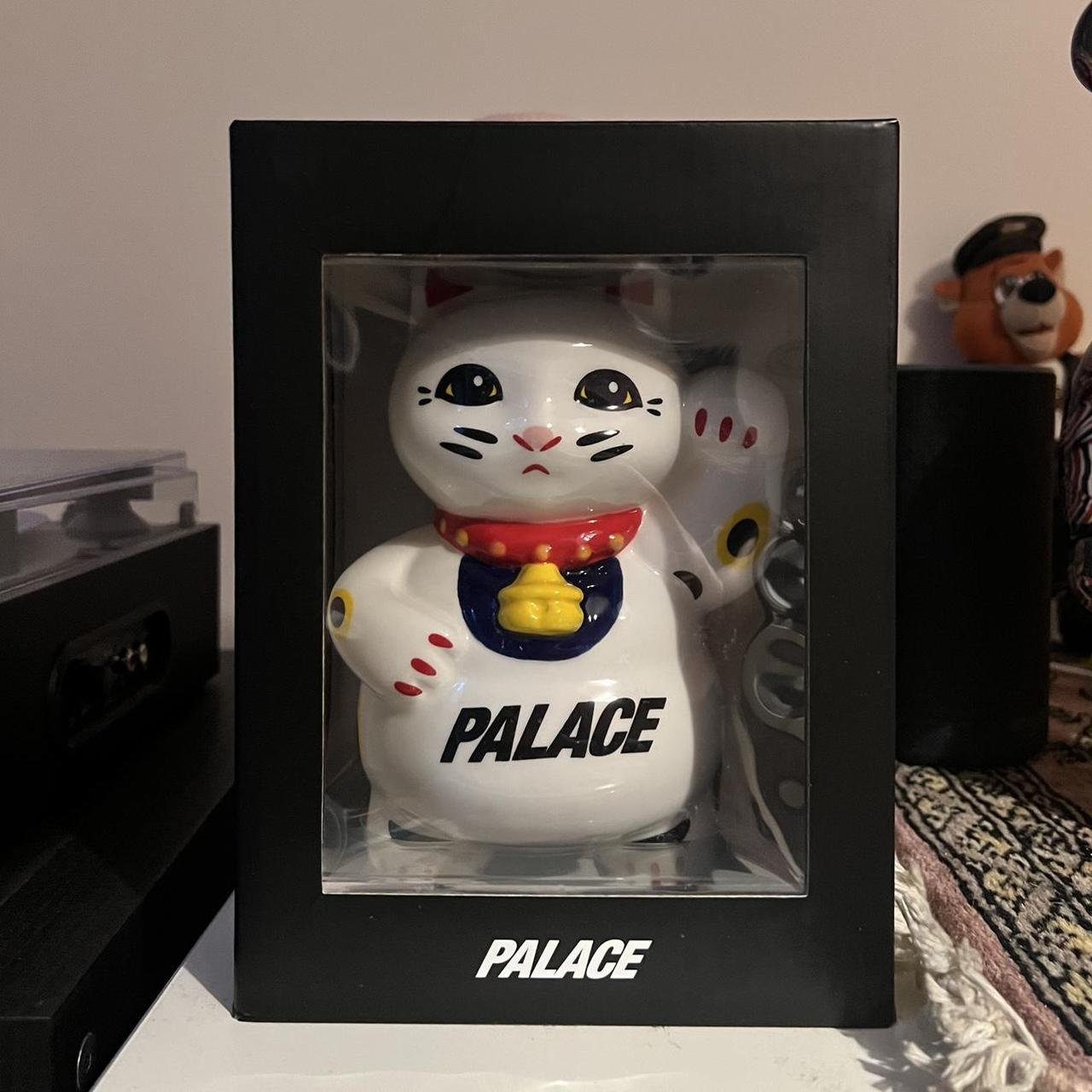 PALACE Lucky Cat Money Bank. Brand new in box - Depop