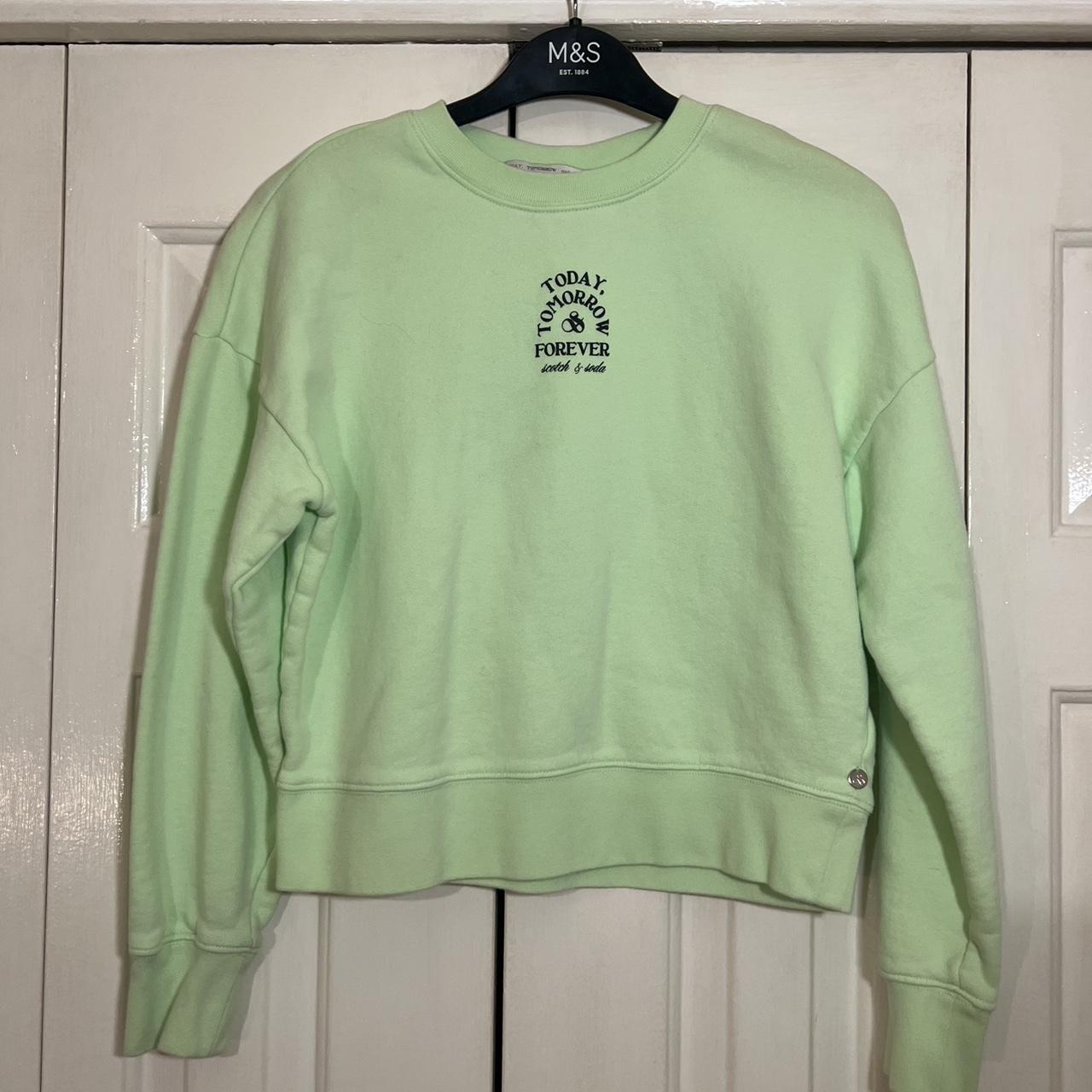 Scotch and soda mint apple green sweater size xsmall Depop