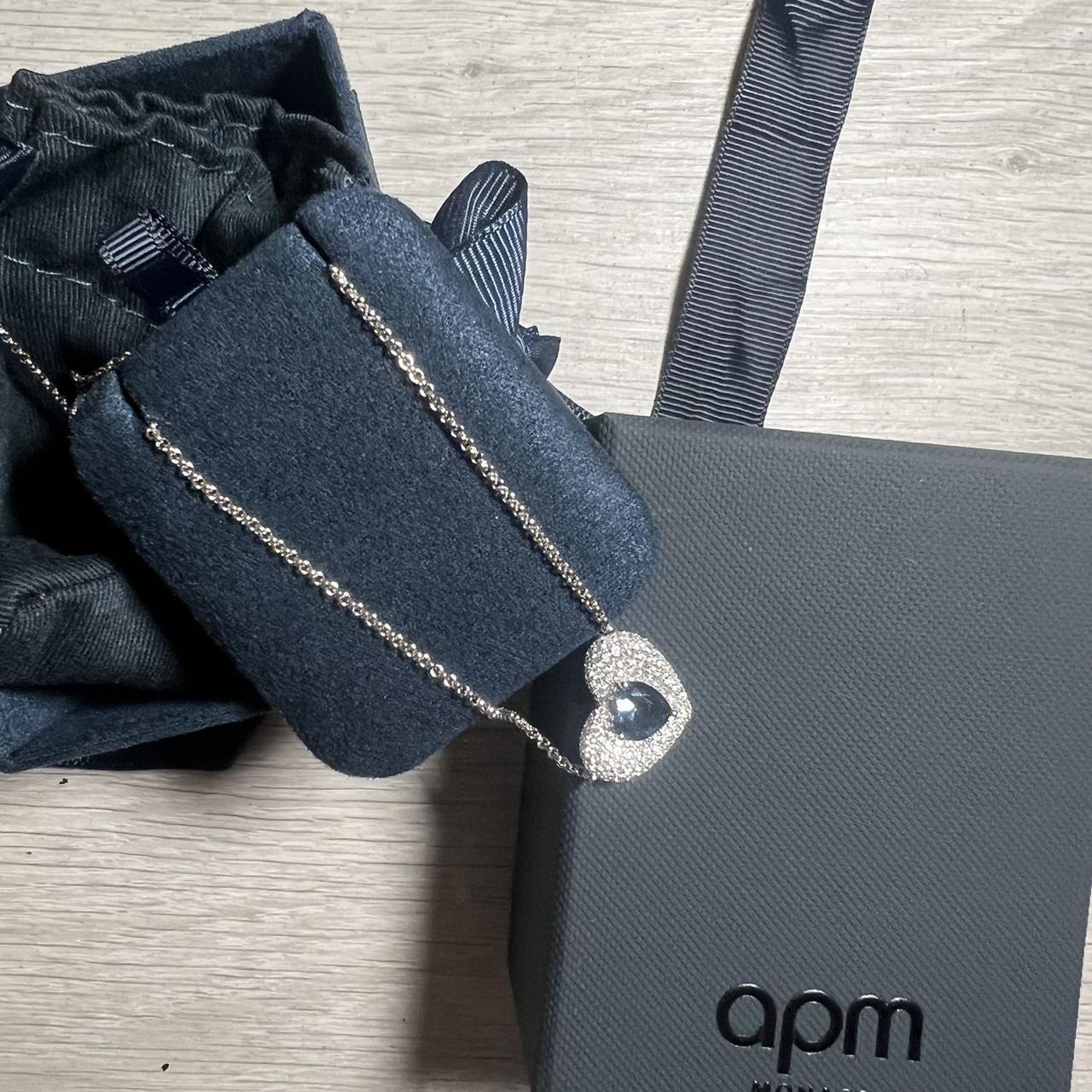 APM Monaco FESTIVAL BLUE HEART ADJUSTABLE Depop