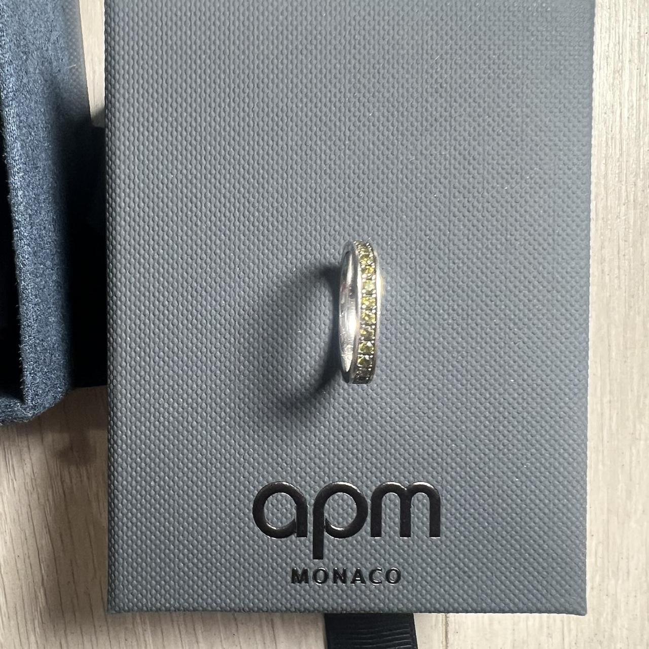 APM DAINTY KHAKI RING STERLING SILVER size 50 This Depop