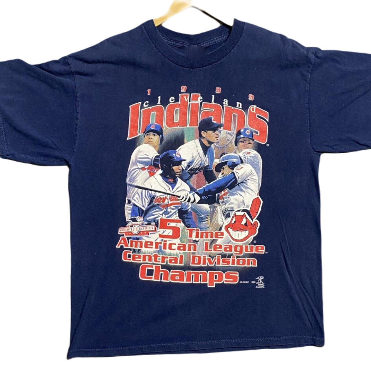 VINTAGE MLB CLEVELAND INDIANS TEE SHIRT 1999 SIZE XL