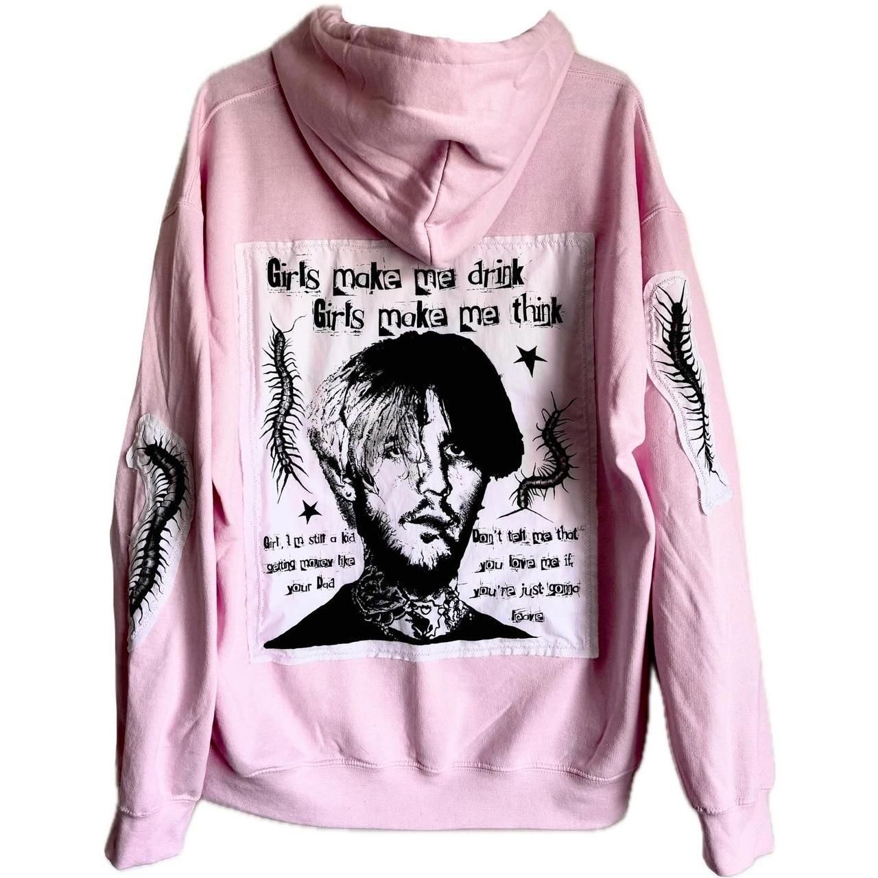 White Lil Peep Be Happy Hoodie Crybaby Hoodie