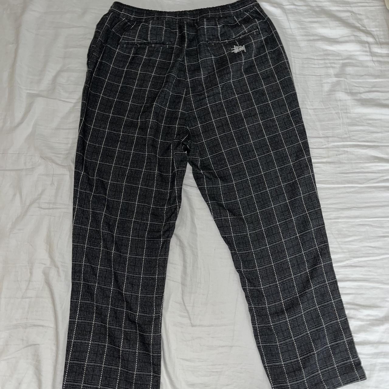 wide leg stussy pants y2k vintage stussy heaven... - Depop