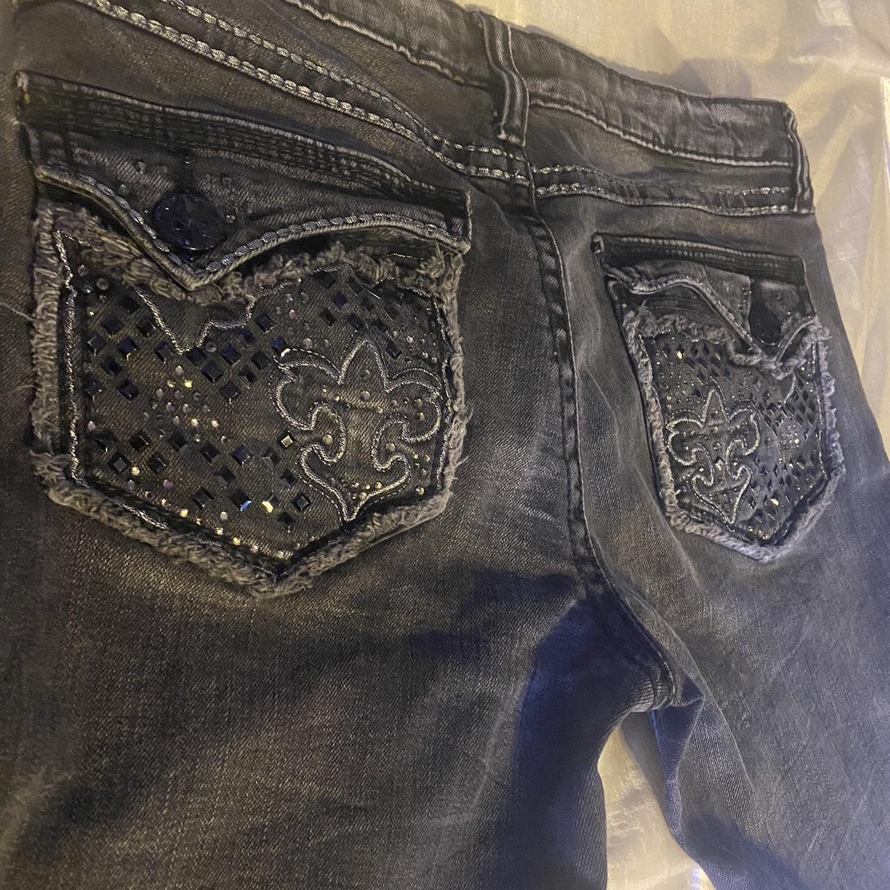 y2k rock bootcut jeans perfect condition free... - Depop