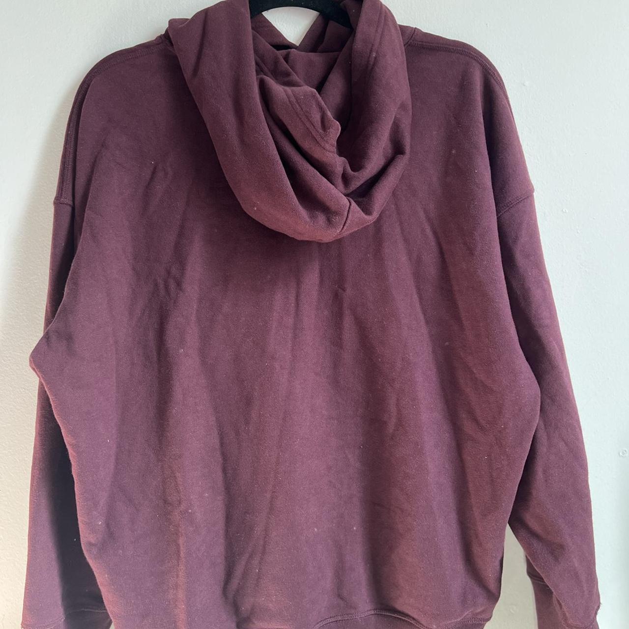 oversized, burgundy hoodie, worn 3-4 times, this... - Depop