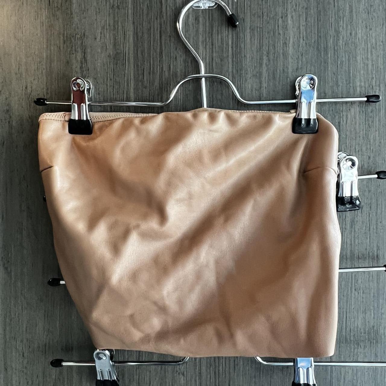 Skims faux leather tube top. Size XS, great - Depop