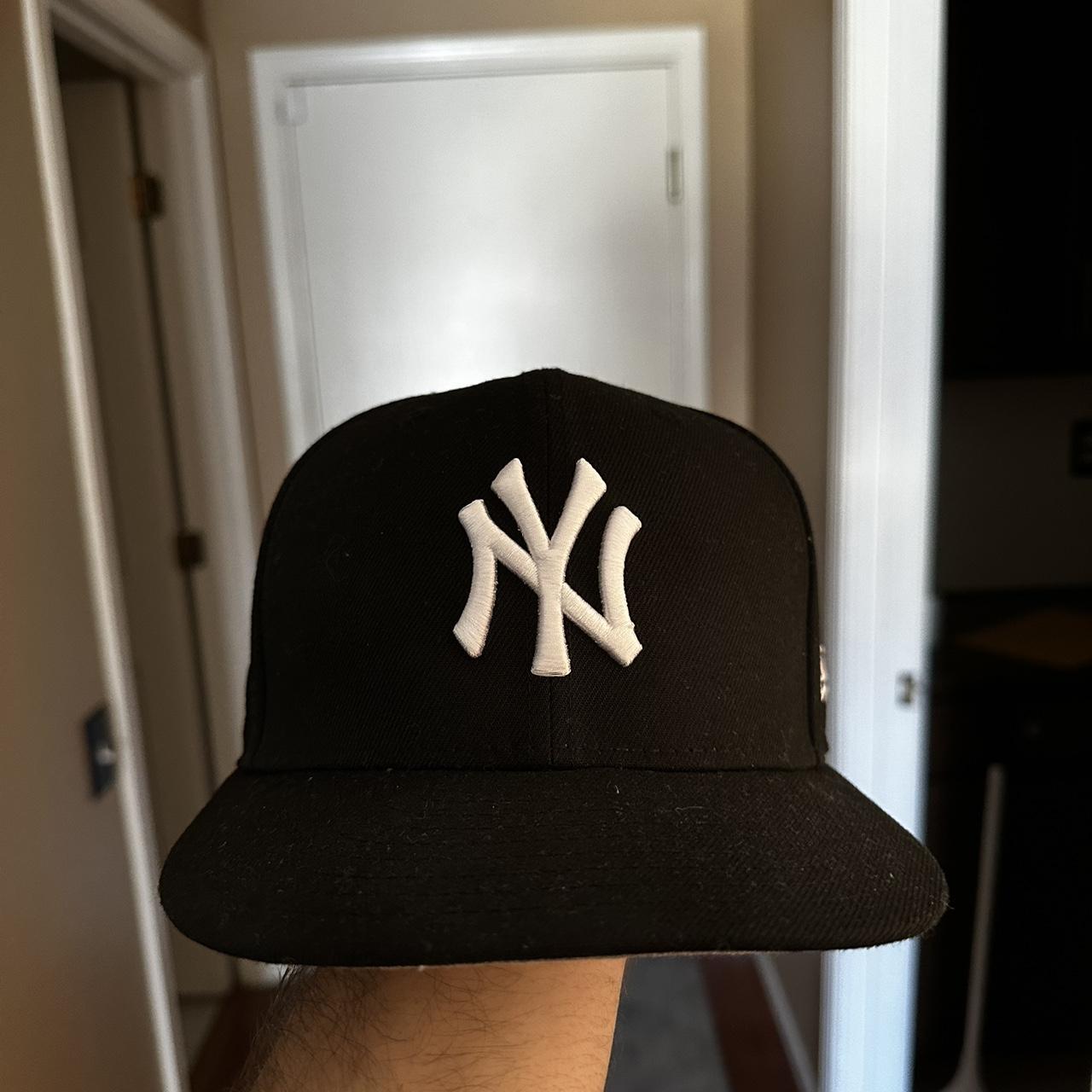 New York Yankees fitted hat pink UV Subway series - Depop