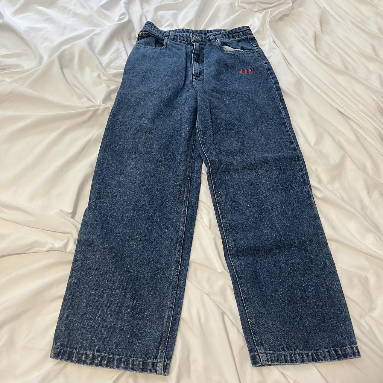 Champs Sports Women's Blue Jeans | Depop