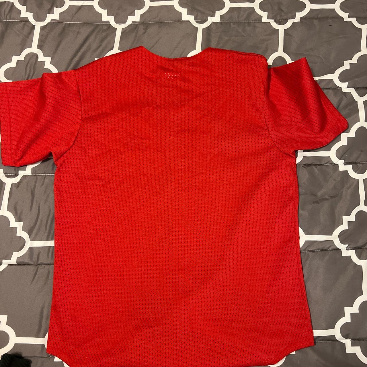 Late 80s New York Yankees red jersey Perfect - Depop