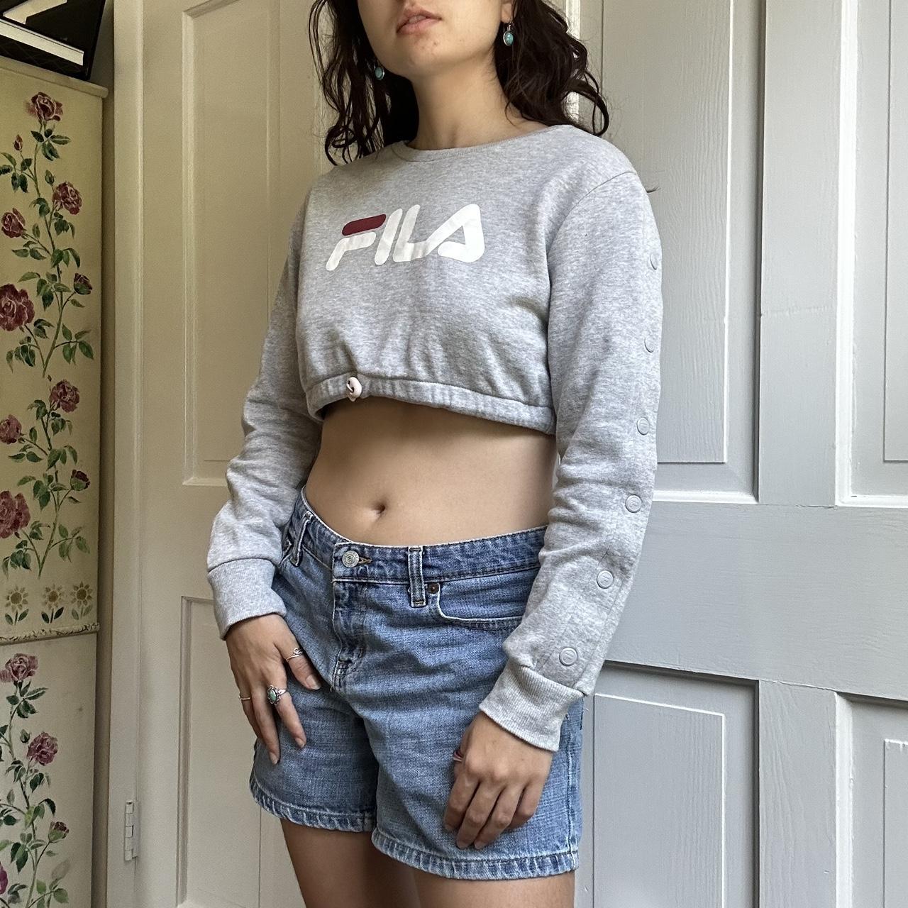 Fila vintage cropped sweater cooped sweatshirt