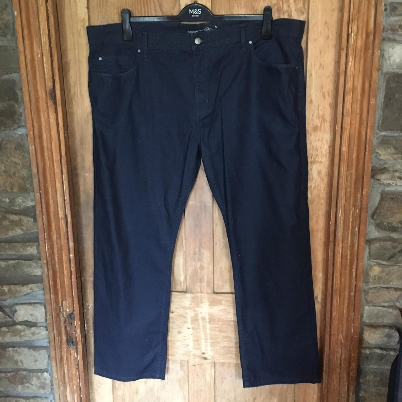 Mens beautiful marks and Spencer’s dark blue jeans... - Depop