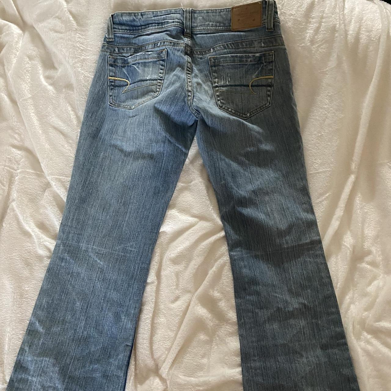 American Eagle Women's Blue Jeans | Depop