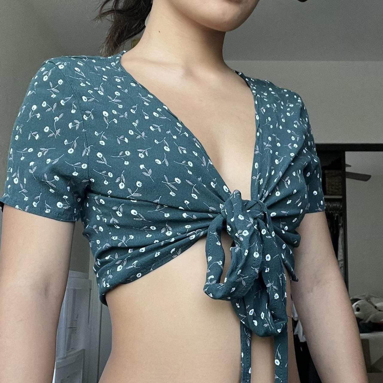 Brandy tie top Size one size fits all pacsun brandy Depop