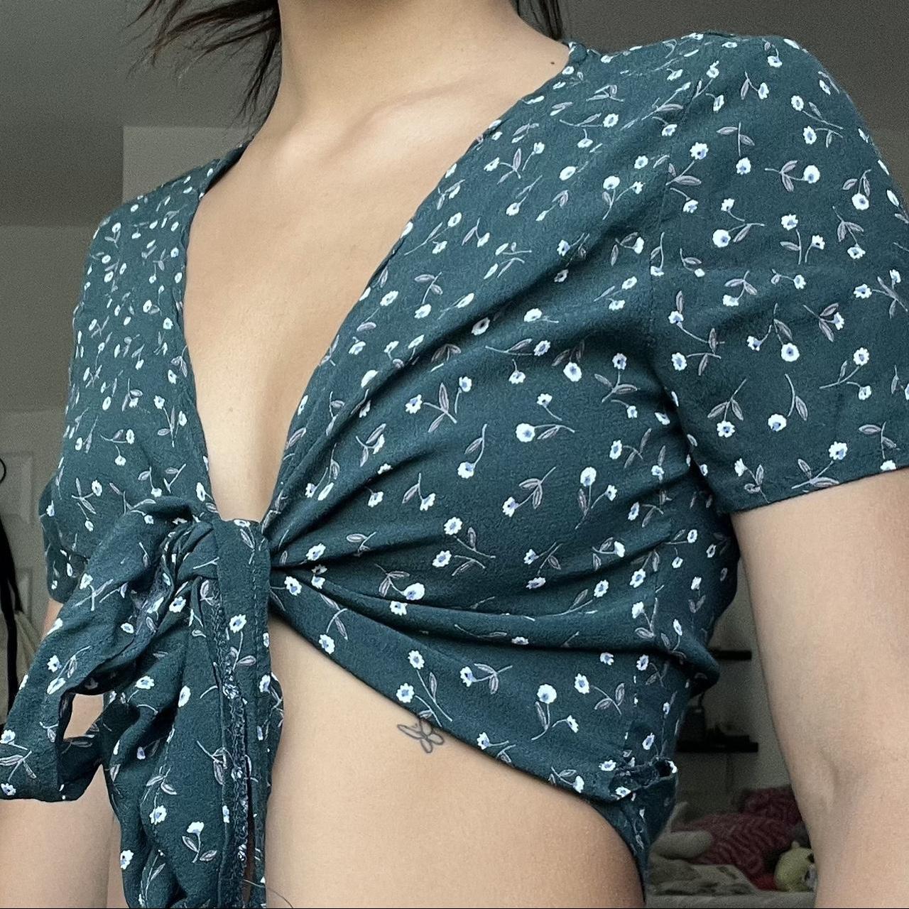 Brandy tie top Size one size fits all pacsun brandy Depop