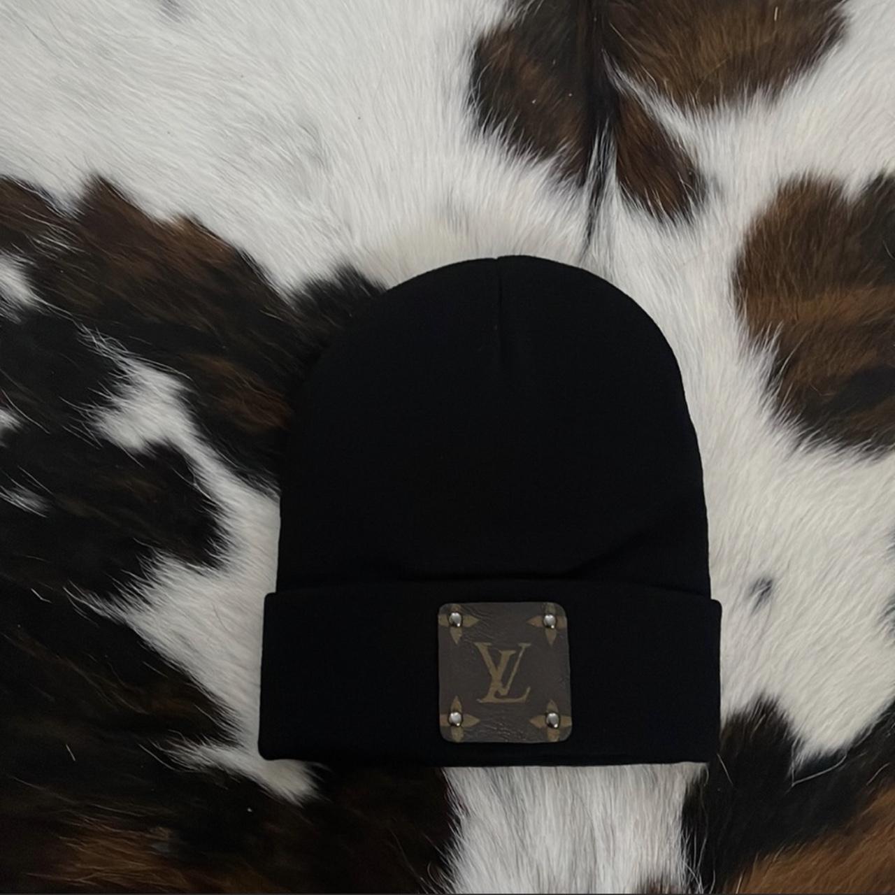 Louis Vuitton Beanie Black One Size Gently Worn - Depop