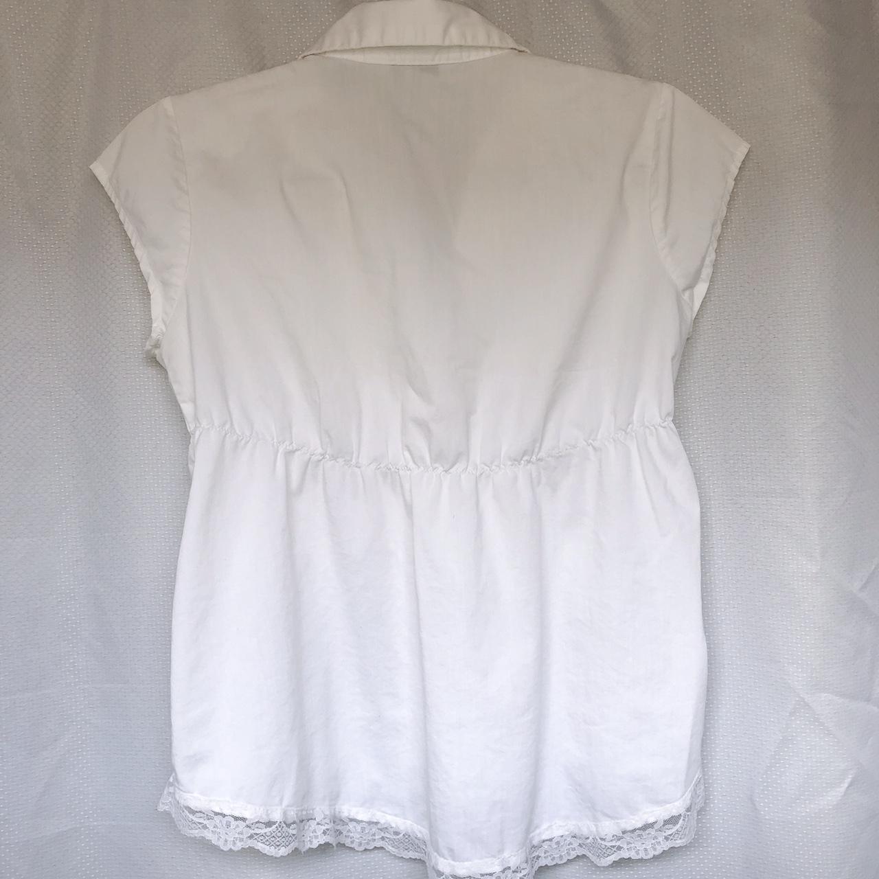 Quiz Women's White Blouse | Depop