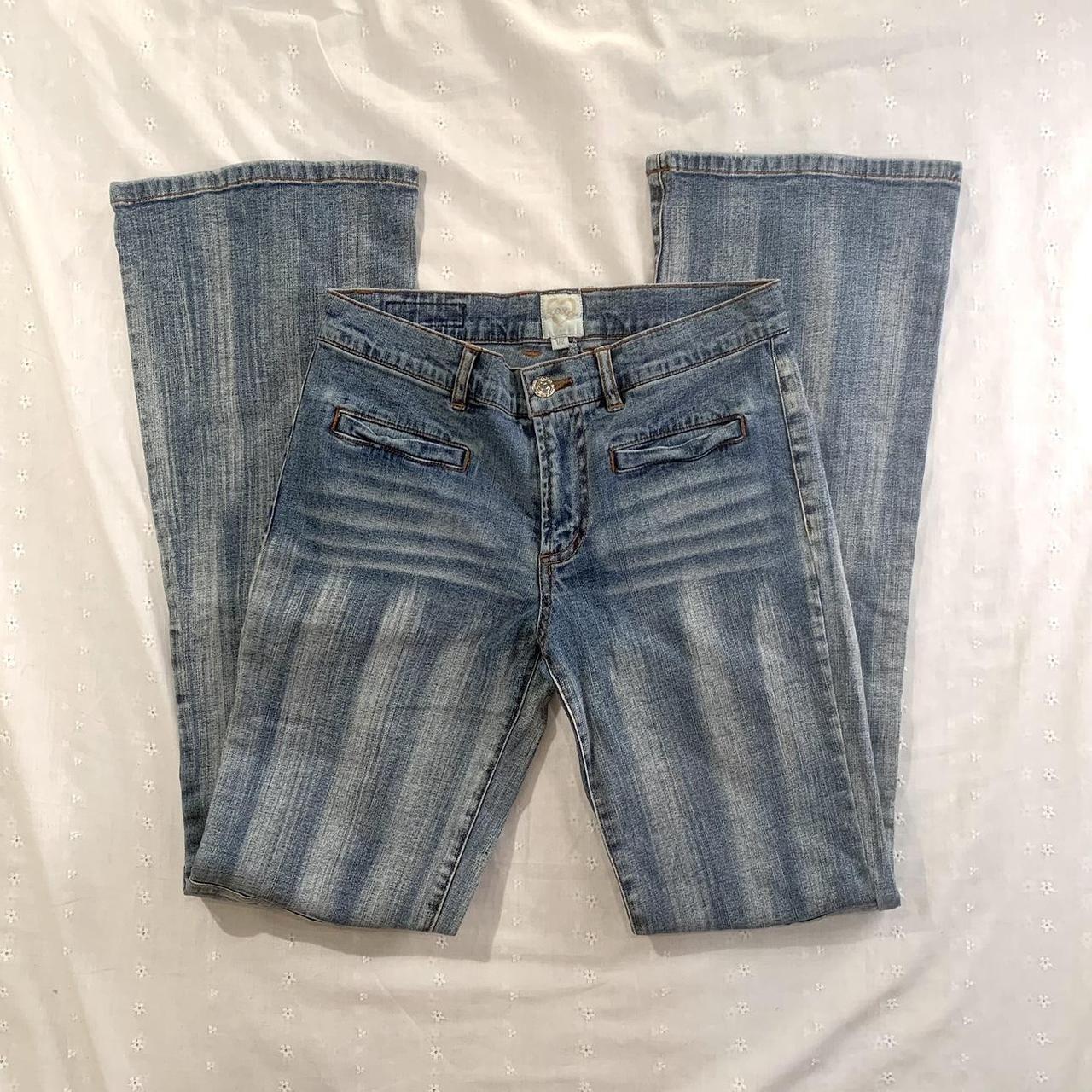 Y2K low rise flare jeans 💋💘 the hottest 2000s xoxo... - Depop