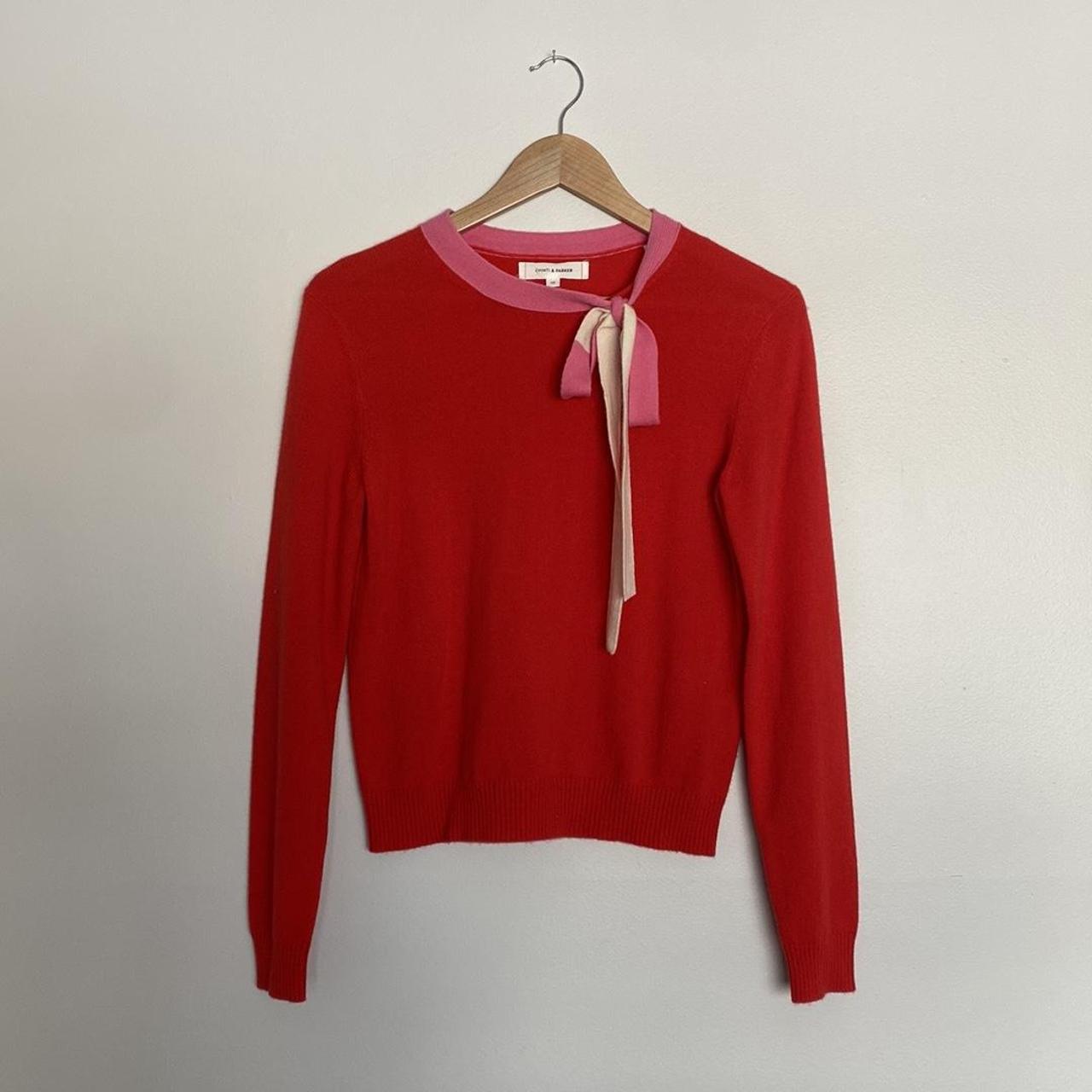 Chinti and Parker WoolCashmere TieNeck Sweater Depop