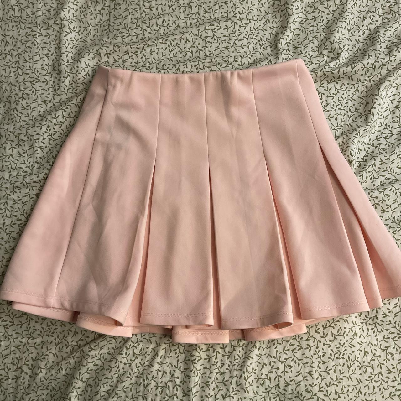 Pink pleated clearance skirt forever 21