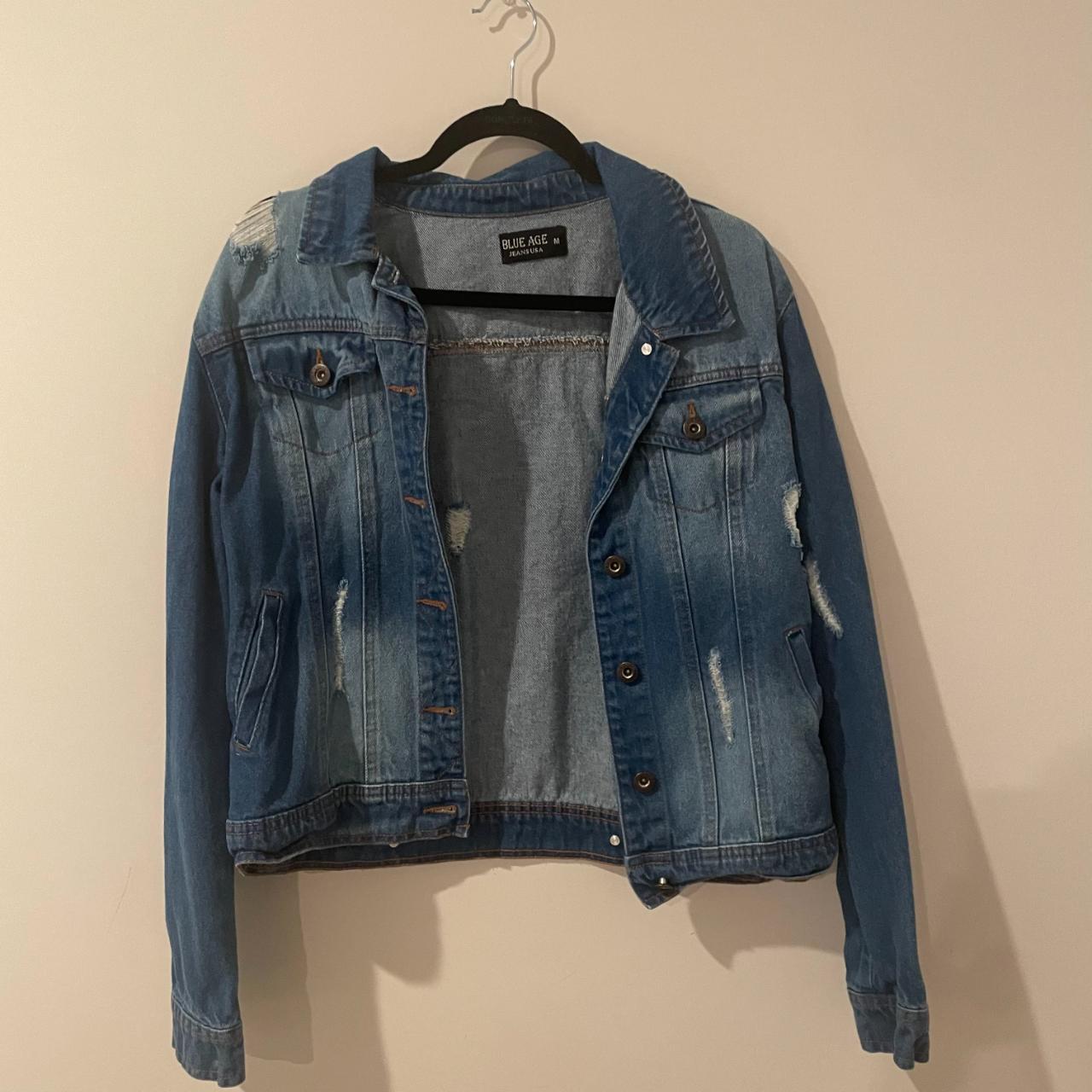 Blue age denim clearance jacket