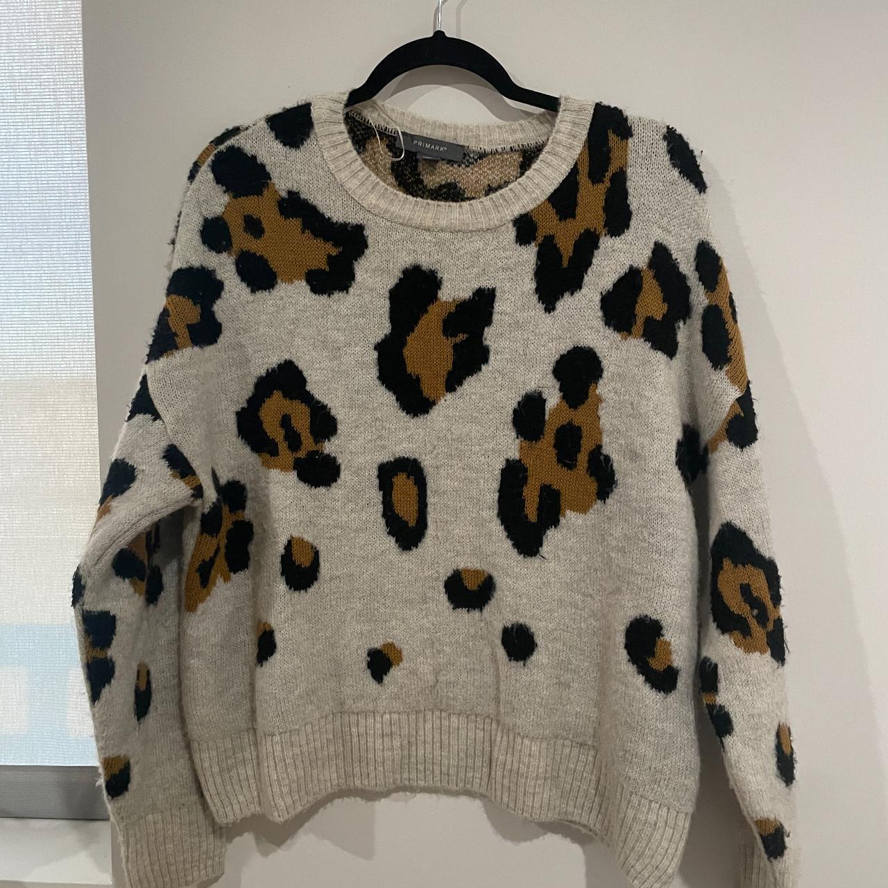 Primark leopard sale print jumper