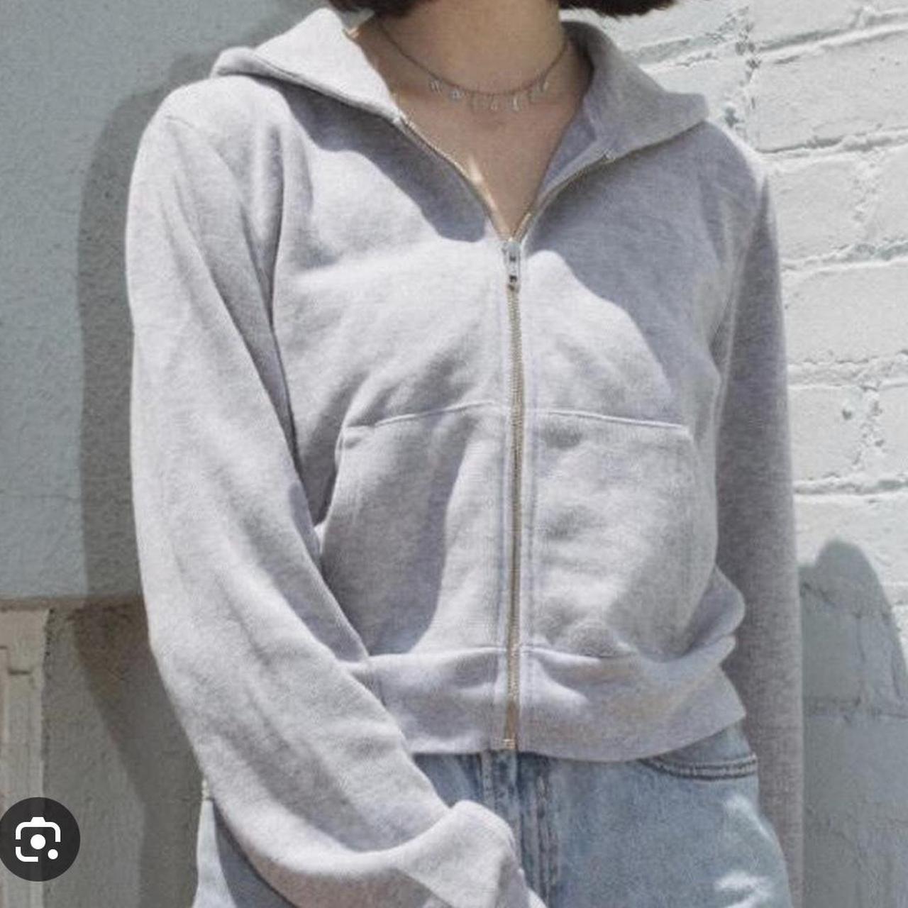 Brandy melville grey crystal on sale hoodie